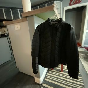 Black Harley Davidson riding jacket